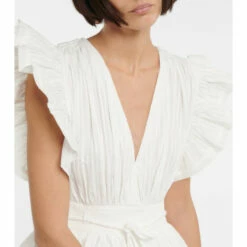 Best reviews of ✨ Ulla Johnson Camilla Ruffled Cotton Poplin Minidress 🧨 -Paris Texas Sales Store unnamed file 10