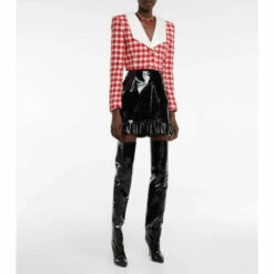 Outlet 🎁 Paris Texas Patent Leather Over-the-knee 🥾 Boots 💯