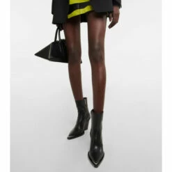 Best Pirce 🌟 Paris Texas Metal-trimmed Leather Ankle 🥾 Boots 😉 -Paris Texas Sales Store unnamed file 1018