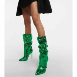 Best Pirce 😀 Paris Texas Slouchy Metallic Leather Ankle 🥾 Boots ✨ -Paris Texas Sales Store unnamed file 1058