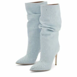 Wholesale 🎁 Paris Texas Holly Embellished Denim 🥾 Boots 🧨 -Paris Texas Sales Store unnamed file 113