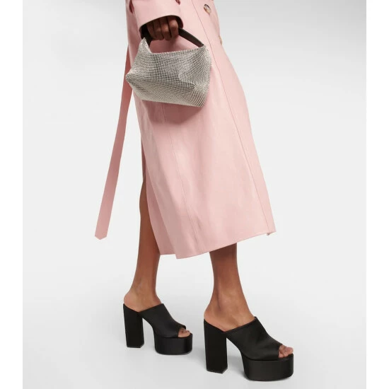 Buy 𧨠Paris Texas Sasha Satin Platform Mules π₯° 5 Buy 𧨠Paris Texas Sasha Satin Platform Mules π₯° - Image 3