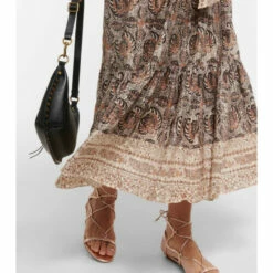 Brand new ✔️ Ulla Johnson Brita Frill-trimmed Printed Midi 👗 Dress 🤩 -Paris Texas Sales Store unnamed file 170