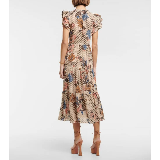 Hot Sale π― Ulla Johnson Arinella Floral Cotton-blend Midi π Dress βοΈ 4 Hot Sale π― Ulla Johnson Arinella Floral Cotton-blend Midi π Dress βοΈ - Image 2