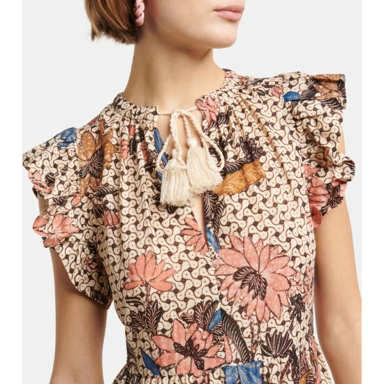 Hot Sale π― Ulla Johnson Arinella Floral Cotton-blend Midi π Dress βοΈ 5 Hot Sale π― Ulla Johnson Arinella Floral Cotton-blend Midi π Dress βοΈ - Image 3