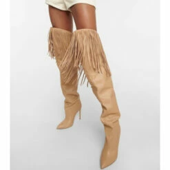 New 🥰 Paris Texas Fringed Leather Over-the-knee 🥾 Boots 😍 -Paris Texas Sales Store unnamed file 212