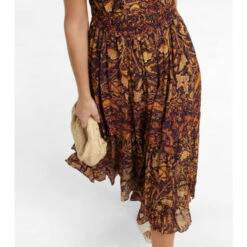 Outlet 👏 Ulla Johnson Samara Printed Chiffon Midi 👗 Dress 💯 -Paris Texas Sales Store unnamed file 217