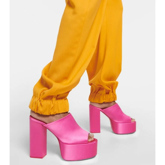 Best reviews of π Paris Texas Sasha Satin Platform Mules 𧨠5 Best reviews of π Paris Texas Sasha Satin Platform Mules 𧨠- Image 3