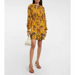 Flash Sale 🎉 Ulla Johnson Adara Floral Silk Chiffon Minidress ⌛