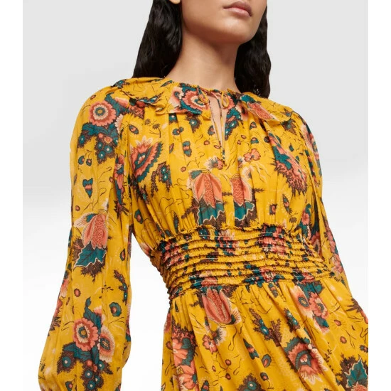 Flash Sale 🎉 Ulla Johnson Adara Floral Silk Chiffon Minidress ⌛ 5 Flash Sale 🎉 Ulla Johnson Adara Floral Silk Chiffon Minidress ⌛ - Image 3