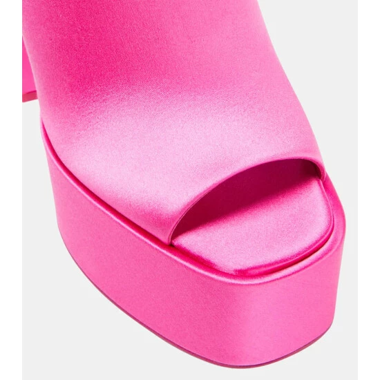 Best reviews of π Paris Texas Sasha Satin Platform Mules 𧨠7 Best reviews of π Paris Texas Sasha Satin Platform Mules 𧨠- Image 5