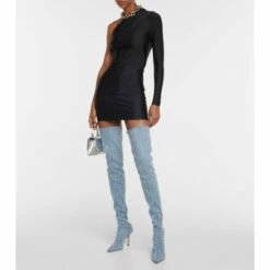 Budget π Paris Texas Holly Mama Denim Over-the-knee π₯Ύ Boots β¨