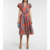 Best Sale ✔️ Ulla Johnson Ottilie Printed Cotton Poplin Midi 👗 Dress 🤩 -Paris Texas Sales Store unnamed file 279