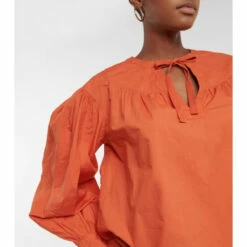 Wholesale 👍 Ulla Johnson Delaney Cotton Poplin Top 🌟 -Paris Texas Sales Store unnamed file 324