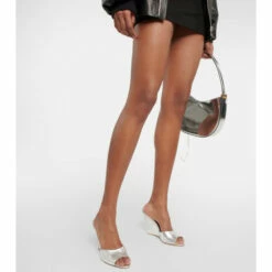 Cheap ๐ Paris Texas Wanda Metallic Leather Wedge Mules ๐ 9 Cheap ๐ Paris Texas Wanda Metallic Leather Wedge Mules ๐ -Paris Texas Sales Store unnamed file 347