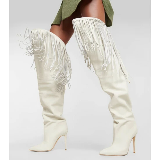 Best deal π€© Paris Texas Fringed Leather Over-the-knee π₯Ύ Boots π 5 Best deal π€© Paris Texas Fringed Leather Over-the-knee π₯Ύ Boots π - Image 3
