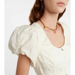 Flash Sale 🧨 Ulla Johnson Kalena Cotton Poplin Crop Top 😍 -Paris Texas Sales Store unnamed file 374