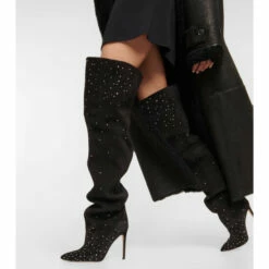 Budget ✔️ Paris Texas Embellished Suede Over-the-knee 🥾 Boots 🛒 9 Budget ✔️ Paris Texas Embellished Suede Over-the-knee 🥾 Boots 🛒 -Paris Texas Sales Store unnamed file 375