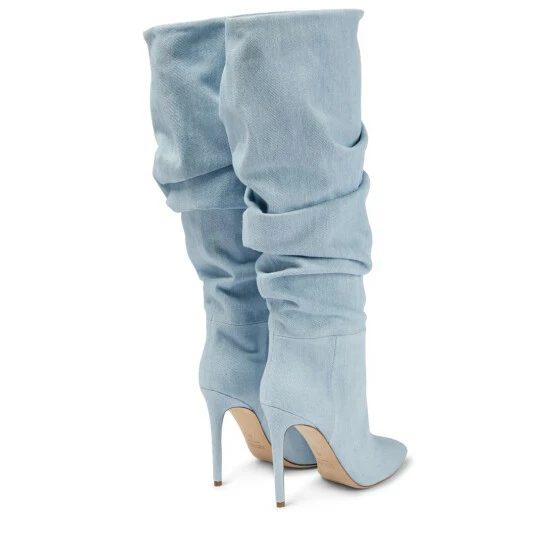 Best deal ๐งจ Paris Texas Slouchy Denim Knee-high ๐ฅพ Boots ๐ 4 Best deal ๐งจ Paris Texas Slouchy Denim Knee-high ๐ฅพ Boots ๐ - Image 2