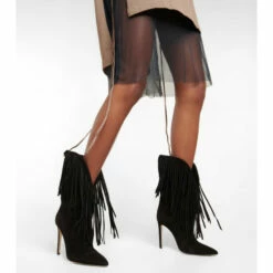 Best Pirce 🎉 Paris Texas Fringed Suede 🥾 Boots 🥰 -Paris Texas Sales Store unnamed file 411