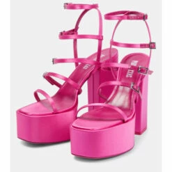 Budget 🎁 Paris Texas Jessica 130 Satin Platform 🩴 Sandals 😀 -Paris Texas Sales Store unnamed file 43