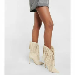 Wholesale 🌟 Paris Texas Fringed Suede Ankle 🥾 Boots 🎉 -Paris Texas Sales Store unnamed file 430