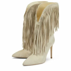 Wholesale 🌟 Paris Texas Fringed Suede Ankle 🥾 Boots 🎉 -Paris Texas Sales Store unnamed file 433