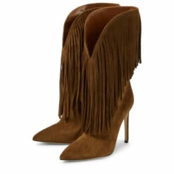 Deals ❤️ Paris Texas Fringed Suede Ankle 🥾 Boots 😉 -Paris Texas Sales Store unnamed file 442