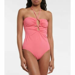Cheapest π₯° Ulla Johnson Minorca Maillot Halterneck π©± Swimsuit π
