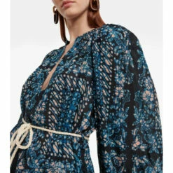 Flash Sale 🤩 Ulla Johnson Nerissa Printed Beach Cover-up 🌟 -Paris Texas Sales Store unnamed file 454