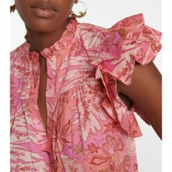 Budget ⭐ Ulla Johnson Lei Printed Cotton Top 💯 -Paris Texas Sales Store unnamed file 466