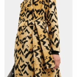 Flash Sale 👏 Ulla Johnson Umbra Belted Jacquard 🧥 Coat ⌛ -Paris Texas Sales Store unnamed file 475
