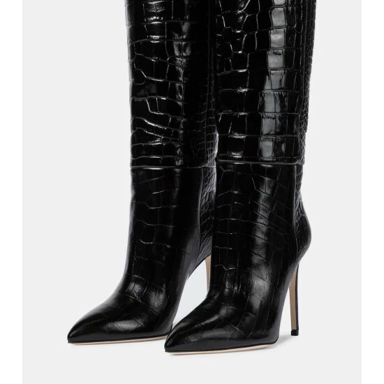 Coupon ๐คฉ Paris Texas Croc-effect Leather Knee-high ๐ฅพ Boots ๐ 6 Coupon ๐คฉ Paris Texas Croc-effect Leather Knee-high ๐ฅพ Boots ๐ - Image 4