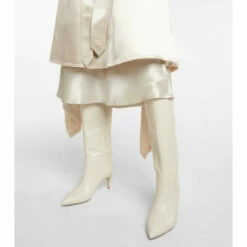 Best deal 🥰 Paris Texas Croc-effect Leather Knee-high 🥾 Boots 😉 -Paris Texas Sales Store unnamed file 531