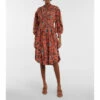 Cheap 🔔 Ulla Johnson Taiana Floral Printed Midi 👗 Dress 🔔 -Paris Texas Sales Store unnamed file 534