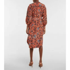 Cheap 🔔 Ulla Johnson Taiana Floral Printed Midi 👗 Dress 🔔 -Paris Texas Sales Store unnamed file 535