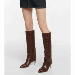 Deals 😉 Paris Texas Croc-effect Leather Knee-high 🥾 Boots 💯 -Paris Texas Sales Store unnamed file 555
