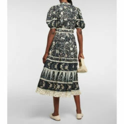 Outlet 🔔 Ulla Johnson Annisa Printed Midi 👗 Dress 🎉 -Paris Texas Sales Store unnamed file 621