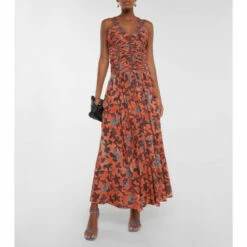 Coupon 🥰 Ulla Johnson Anya Silk Crêpe De Chine Gown 🔥