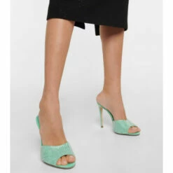 Coupon ⭐ Paris Texas Holly Embellished Suede Mules 😀 -Paris Texas Sales Store unnamed file 672