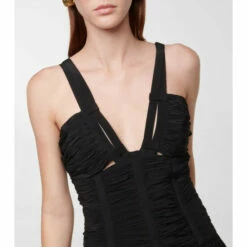 Best Pirce 🤩 Ulla Johnson Anya Pleated Silk Gown 😀 -Paris Texas Sales Store unnamed file 689