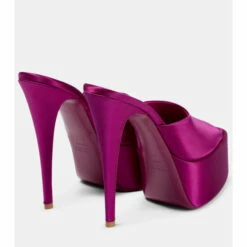 Cheapest 🎉 Paris Texas Marina Satin Platform Mules 🧨 -Paris Texas Sales Store unnamed file 692