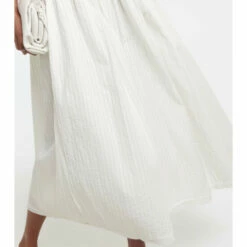 Discount ❤️ Ulla Johnson Emmaline Halterneck Cotton Poplin Midi 👗 Dress ⭐ -Paris Texas Sales Store unnamed file 70