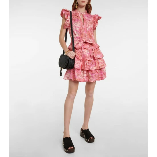 New π Ulla Johnson Lulua Printed Cotton Minidress π₯° 3 New π Ulla Johnson Lulua Printed Cotton Minidress π₯°