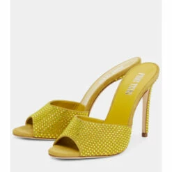 Flash Sale ⭐ Paris Texas Holly Embellished Suede Mules 🥰 -Paris Texas Sales Store unnamed file 724