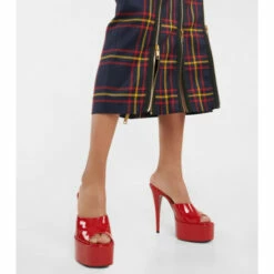 Deals ❤️ Paris Texas Marina Platform Leather Mules 🎉 -Paris Texas Sales Store unnamed file 731