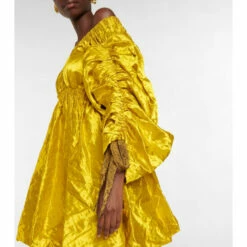 Outlet 🔥 Ulla Johnson Martine Ruched Minidress 🛒 -Paris Texas Sales Store unnamed file 755