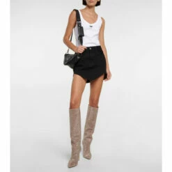 Best deal 👍 Paris Texas Holly Embellished Knee-high 🥾 Boots 🥰