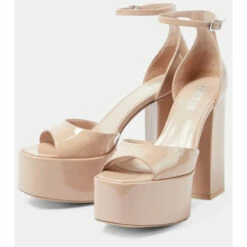 Best deal ⌛ Paris Texas Tatiana Patent Leather Platform 🩴 Sandals 🎁 -Paris Texas Sales Store unnamed file 779