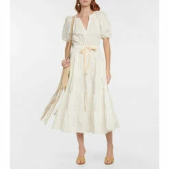 Deals 🤩 Ulla Johnson Olina Cotton Midi 👗 Dress ⌛